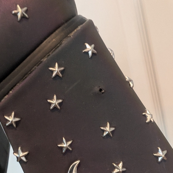 Starry Night Platform Ankle Boots - Picture 5 of 16